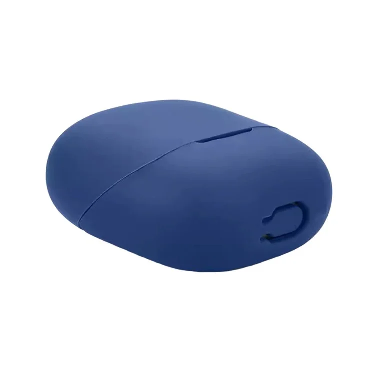 For Xiaomi Buds 5 Case Bluetooth Earphone Silicone Skin Cover with Anti-Lost Buckle - Dark Blue For Xiaomi Buds 5 Case Bluetooth Earphone Silicone Skin Cover with Anti-Lost Buckle - Dark Blue