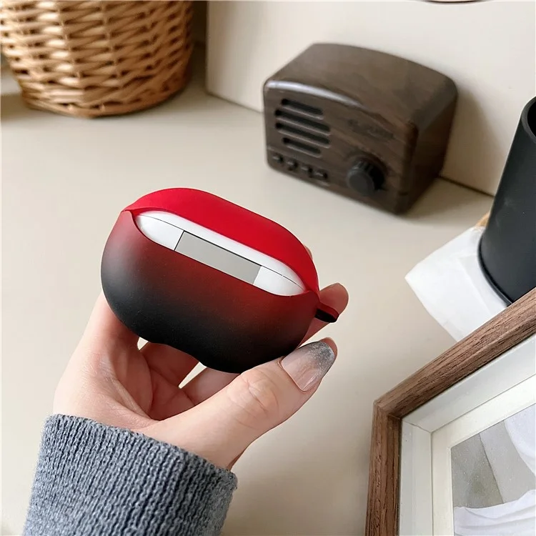 For Huawei FreeBuds Pro 3 Earphone Case Gradient Matte Hard PC Earbud Cover - Red+Black For Huawei FreeBuds Pro 3 Earphone Case Gradient Matte Hard PC Earbud Cover - Red+Black