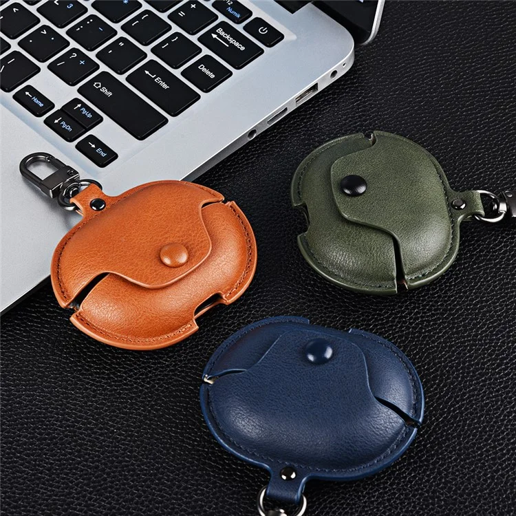 For Huawei FreeClip Earphone Case PU Leather Bluetooth Headset Charging Bin Sleeve - Dark Brown For Huawei FreeClip Earphone Case PU Leather Bluetooth Headset Charging Bin Sleeve - Dark Brown