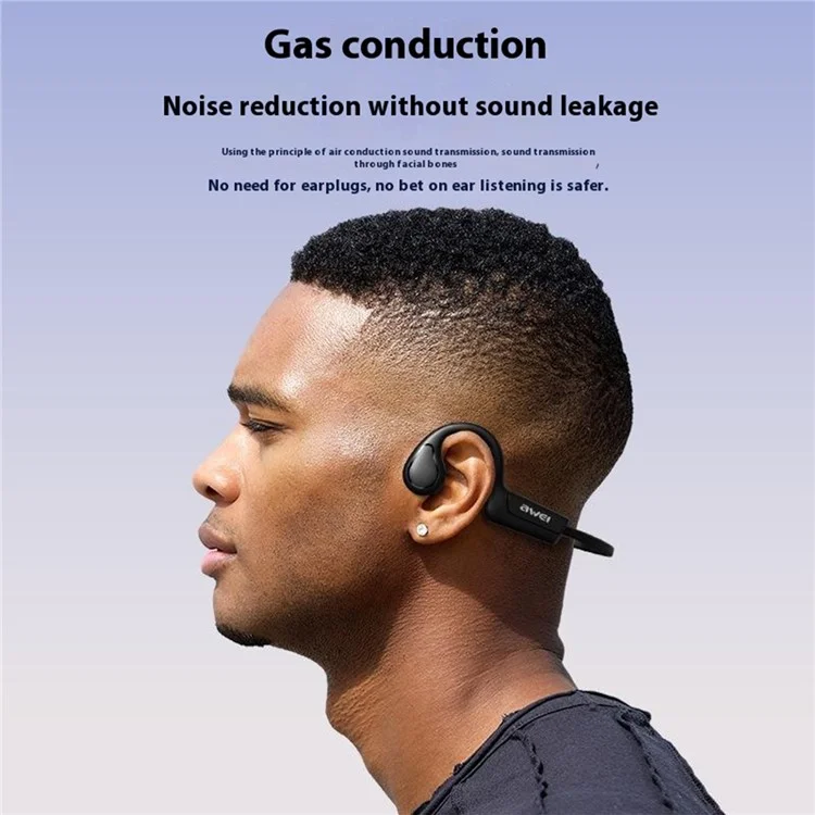 AWEI A886BL Air Conduction Bluetooth Headphones Noise Reduction Sports Wireless Earphones AWEI A886BL Air Conduction Bluetooth Headphones Noise Reduction Sports Wireless Earphones