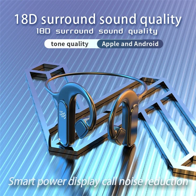 VG09 Bone Conduction Open Ear Headphones Wireless Bluetooth Sports Earphones Support TF Card VG09 Bone Conduction Open Ear Headphones Wireless Bluetooth Sports Earphones Support TF Card