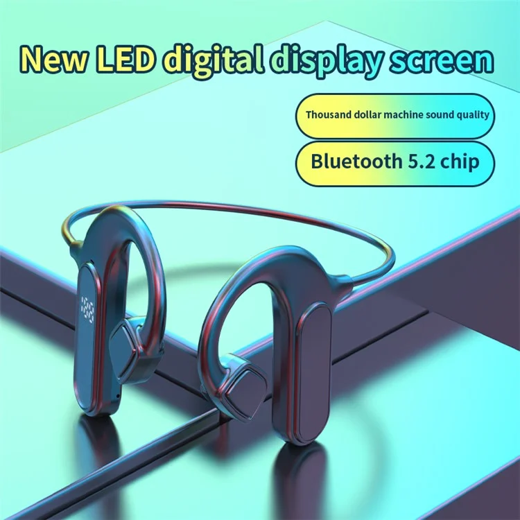 VG09 Bone Conduction Open Ear Headphones Wireless Bluetooth Sports Earphones Support TF Card VG09 Bone Conduction Open Ear Headphones Wireless Bluetooth Sports Earphones Support TF Card